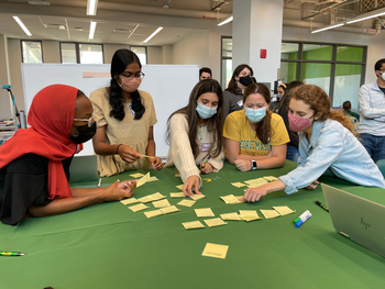 The Nonprofit Hackathon was hosted on the morning of October 2nd, marking the fall semester with a revolutionary timestamp for its Honors College Connects students.